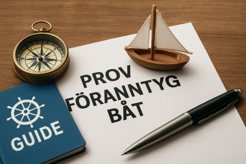 Prov Förarintyg Båt Guide: Din Vägvisare 2026 - Nautiska Skolan